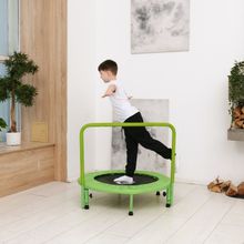 Батут с поручнем DFC JUMPFIT 36&#39;&#39; зеленый