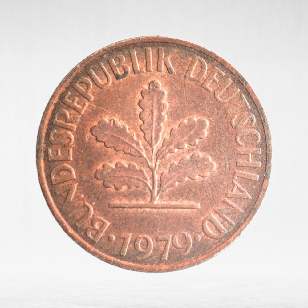 Germany, 2 Pfennigs, 1979, (Munich Mint - "D"), VF