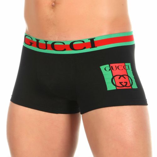 Мужские трусы хипсы черные Gucci