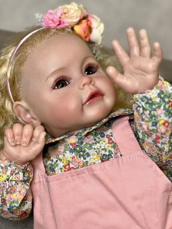 Кукла Реборн мягконабивная 60см в пакете (FA-026)