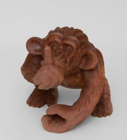 Decor and Gift 15-069 Статуэтка «Обезьяна - «Не скажу» 20 см суар