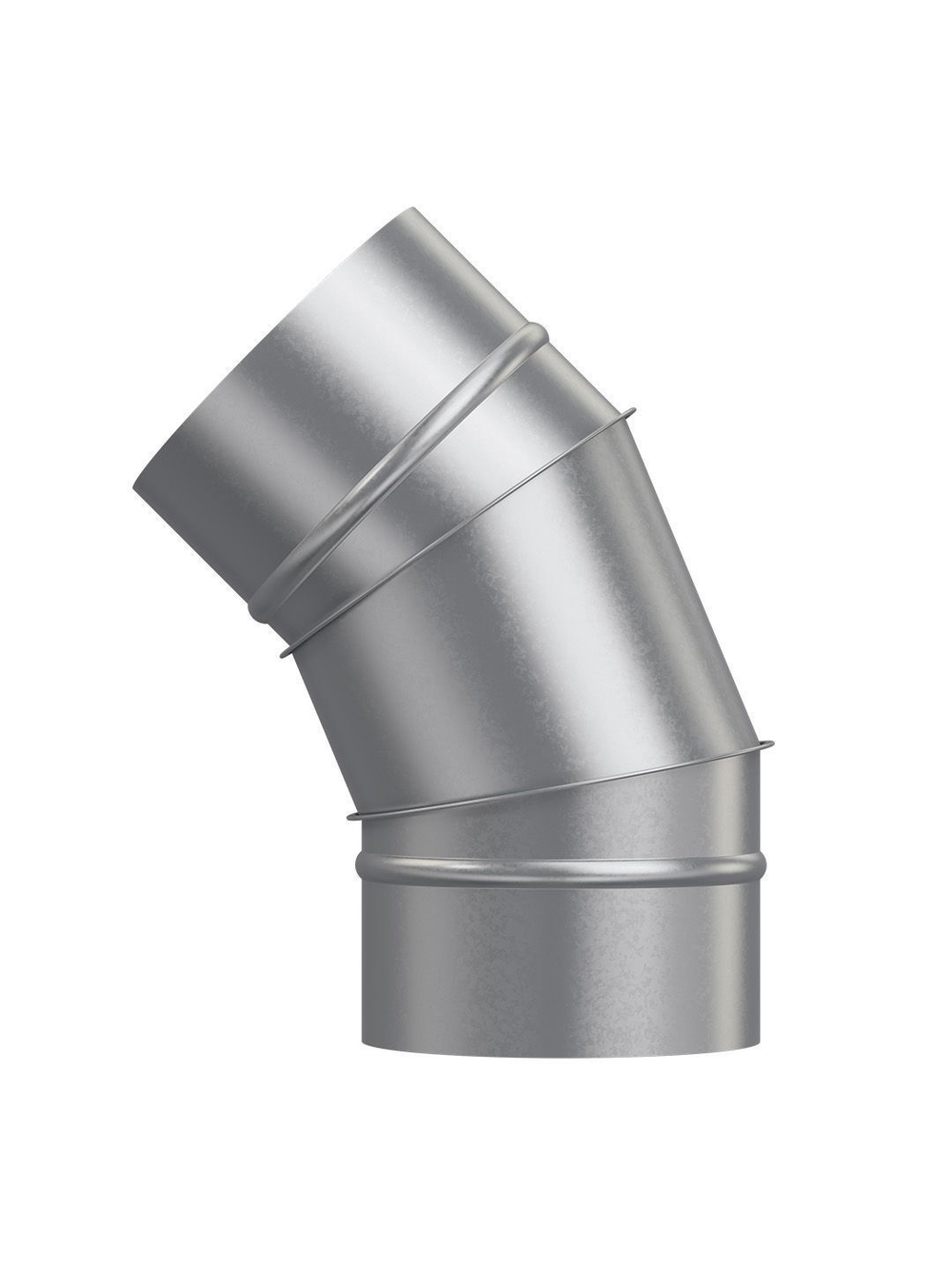 Отвод OTG D125 45° оцинк.сталь ERA PRO