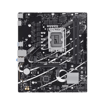 Материнская плата ASUS PRIME B760M-F, LGA1700 B760 2xDDR5 4xSATA3 2xM.2 RAID HDMI mATX