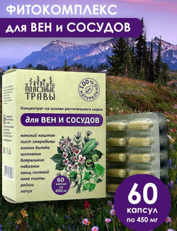 Фитокомплекс для вен и сосудов 60 капсул
