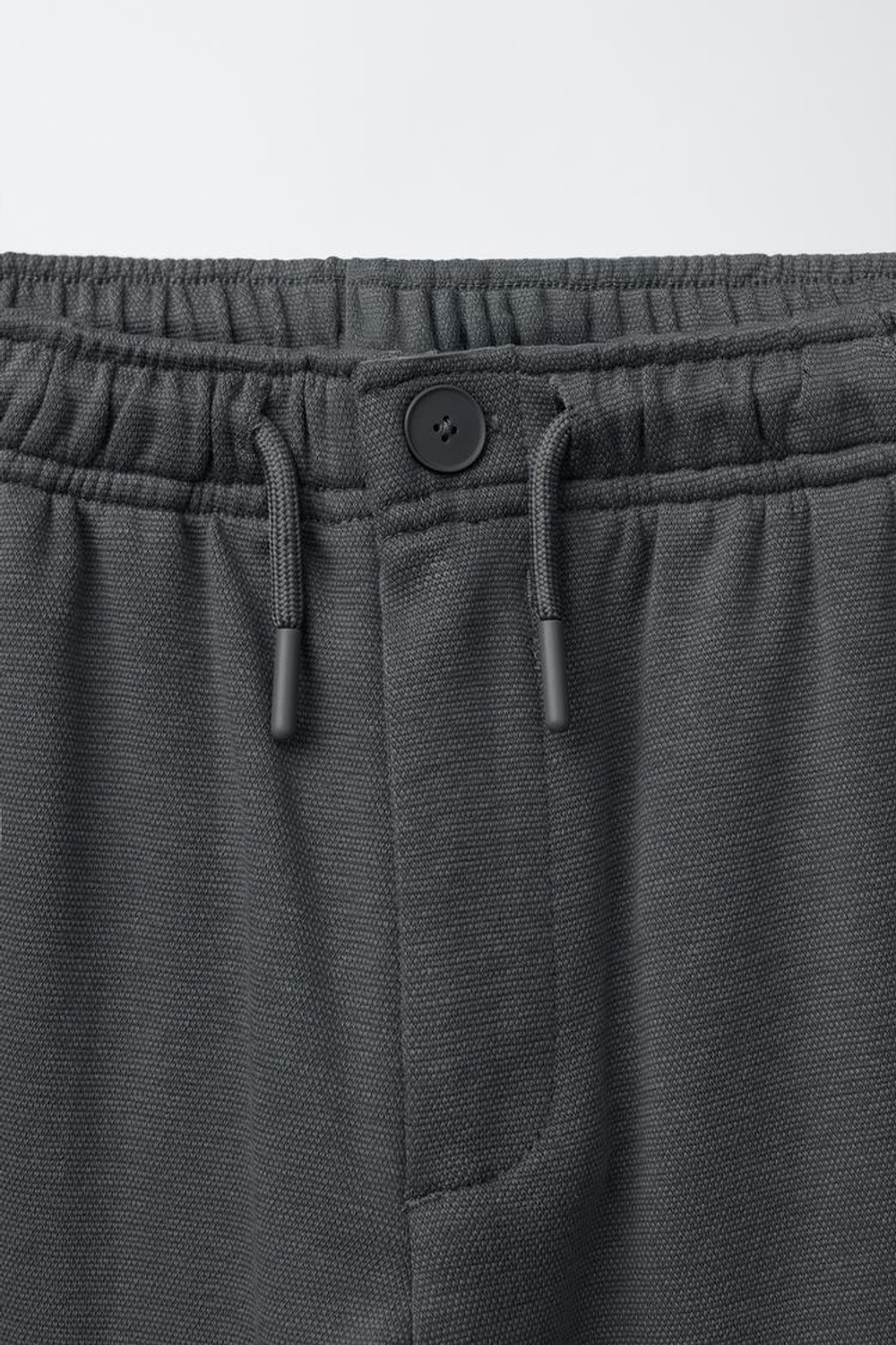 ZARA БРЮКИ COMFORT НА РЕЗИНКЕ, СЕРЫЙ