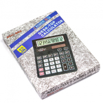 Калькулятор Alingar 12 разрядов, 145*190*20 мм, двойное питание, черный, "SDC-885"