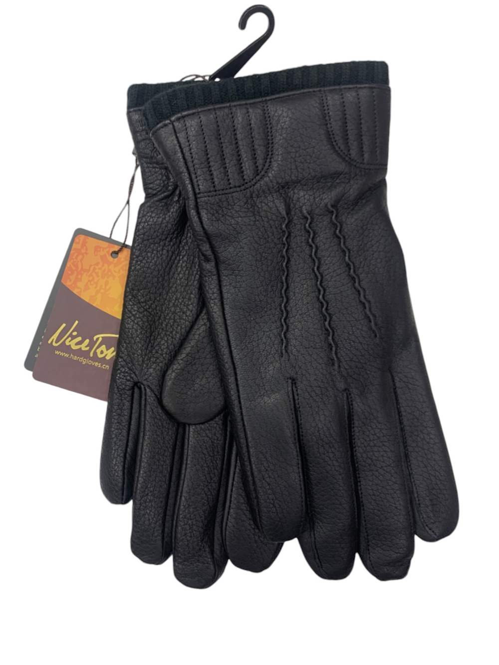 Перчатки. Мужские. Материал верха: Кожа оленя люкс качества. Подклад: Трикотаж-шерсть. 5 шт в упаковке.