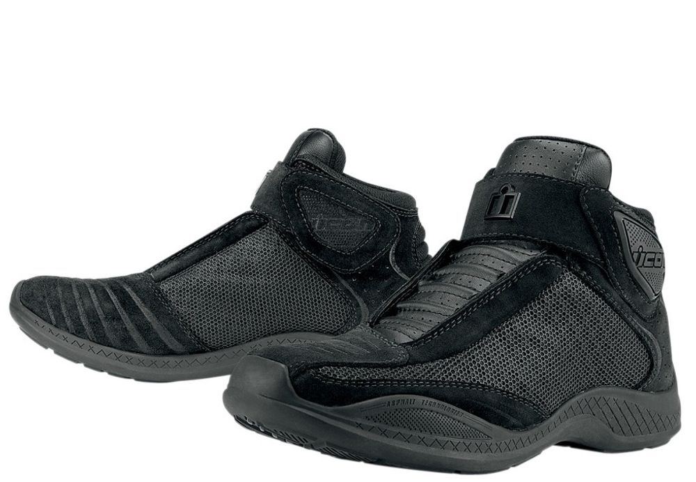 Мотоботы - ICON TARMAC 2 (черные)