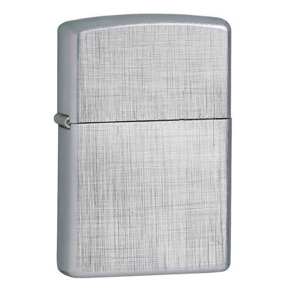 Зажигалка серебристая матовая Zippo 28181 с покрытием Brushed Chrome