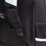 Ранец GRIZZLY анатомическая спинка, c бейджем, для мальчиков, "MOTO RACER", 36х28х20 см, RAz-287-10/1