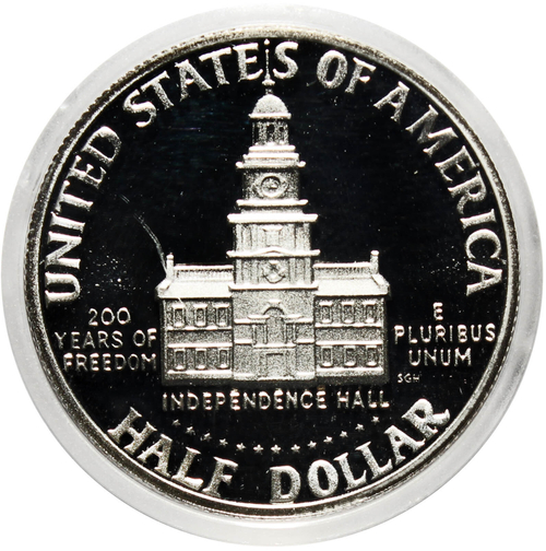50 центов 1976 год "200 лет независимости" Джон Кеннеди. PROOF