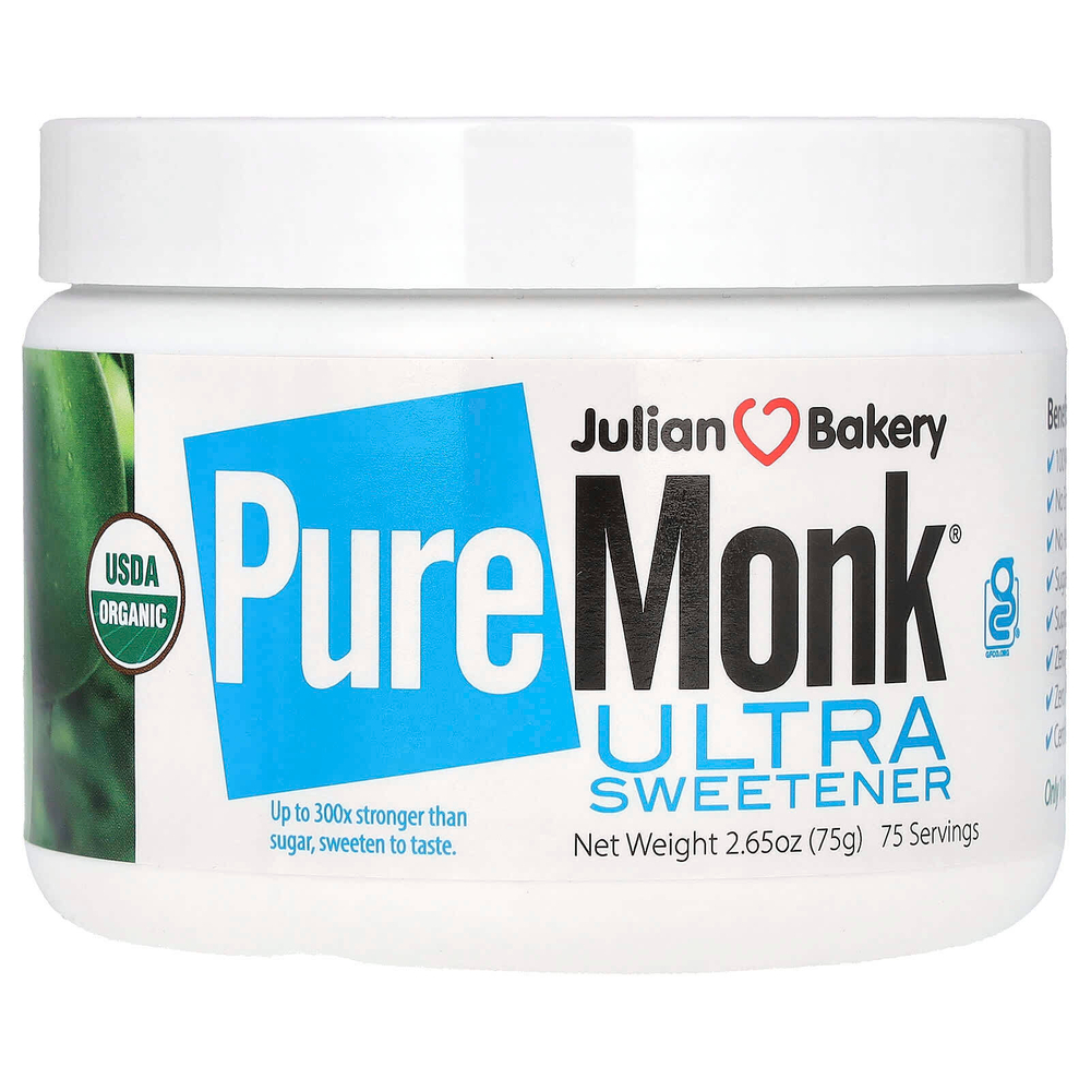 Julian Bakery, Pure Monk Ultra, подсластитель, 75 г (2,65 унции)