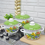 Набор кастрюль "Лесная мелодия" №02