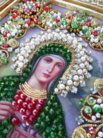 Ии-72 Набор для вышивания хрустальными камнями Святая Зинаида