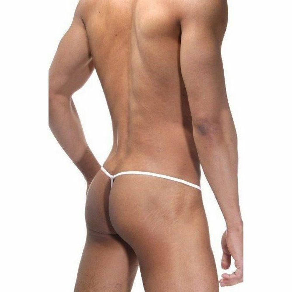 Мужские трусы стринги красные полупрозрачные La Blinque LB15169