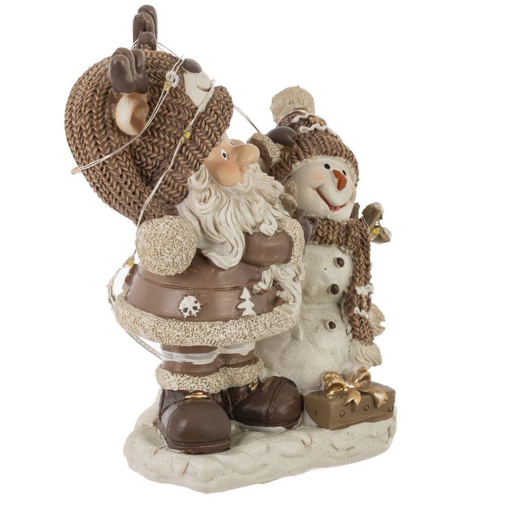 GAEM Фигурка декоративная "Дед Мороз", с подсветкой (3хLR44,н/п), L1, L11 W6,5 H12,5 см, 2в.