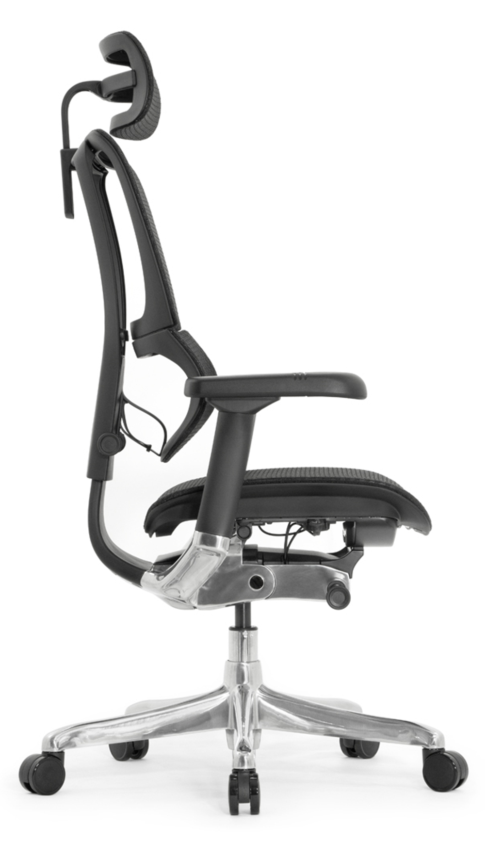 Кресло FALTO IOO-E2 ELITE (Черн каркас/сетка Black T-168-B1/крестовина металл)