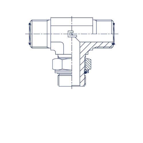 Штуцер FRTA D14 ORFS 1 - BSP 3/4