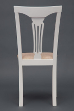 Стул - Гермес/ Hermes дерево гевея, 43х49х94см, butter white, ткань песочная (Jaffy 104-58)