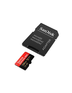 Micro SecureDigital 128GB SanDisk Extreme Pro microSD UHS I Card 128GB for 4K Video on Smartphones, Action Cams & Drones 200MB/s Read, 90MB/s Write, Lifetime Warranty [SDSQXCD-128G-GN6MA]