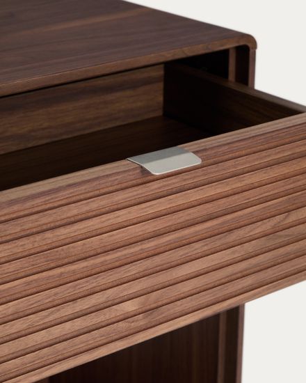 Буфет Norlen с ящиком и полкой из орехового шпона 60 x 81 см