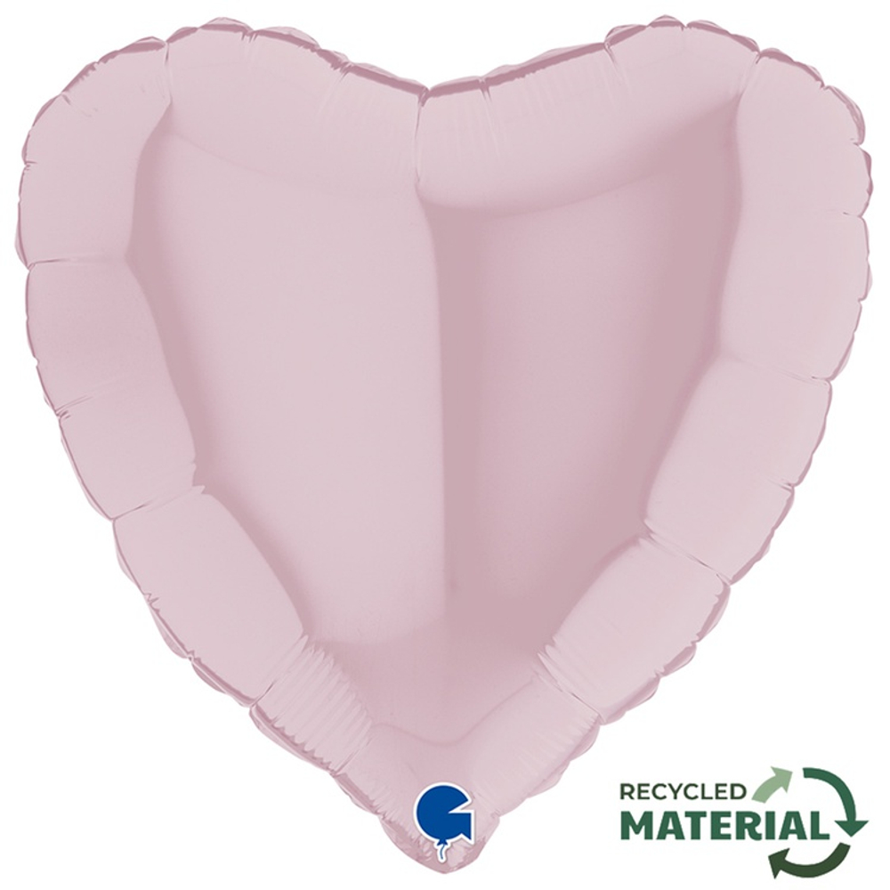 Шар фольгированный Сердце 46 см (Розовый)