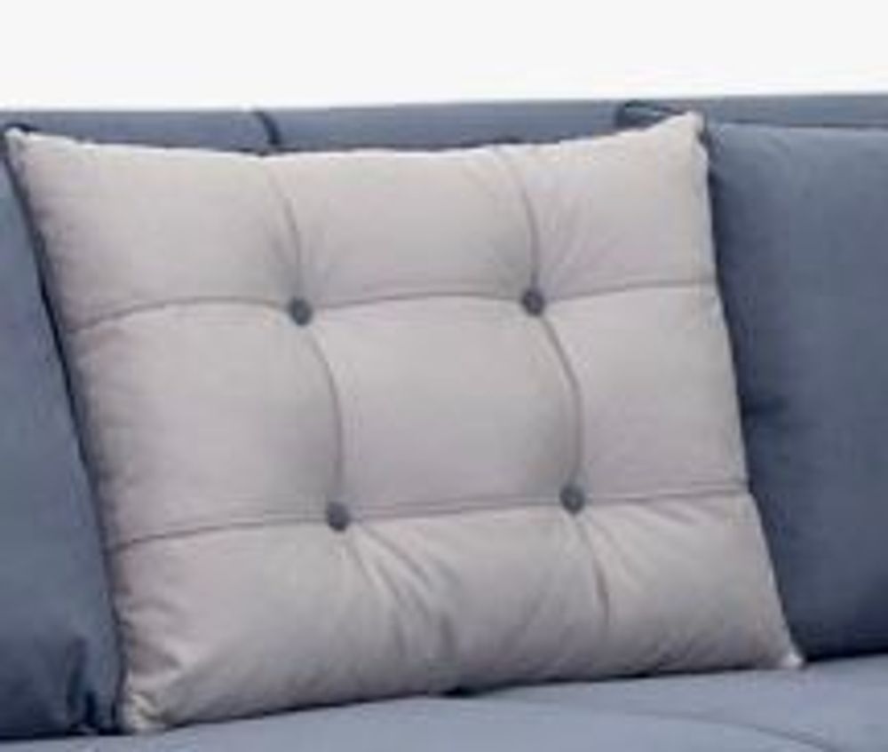 Подушка с пуговицами для дивана Бриз (Ultra sand/Ultra mint, АКЦИЯ)