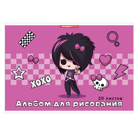 Альбом 20л. Формат А4. Уэнсдей