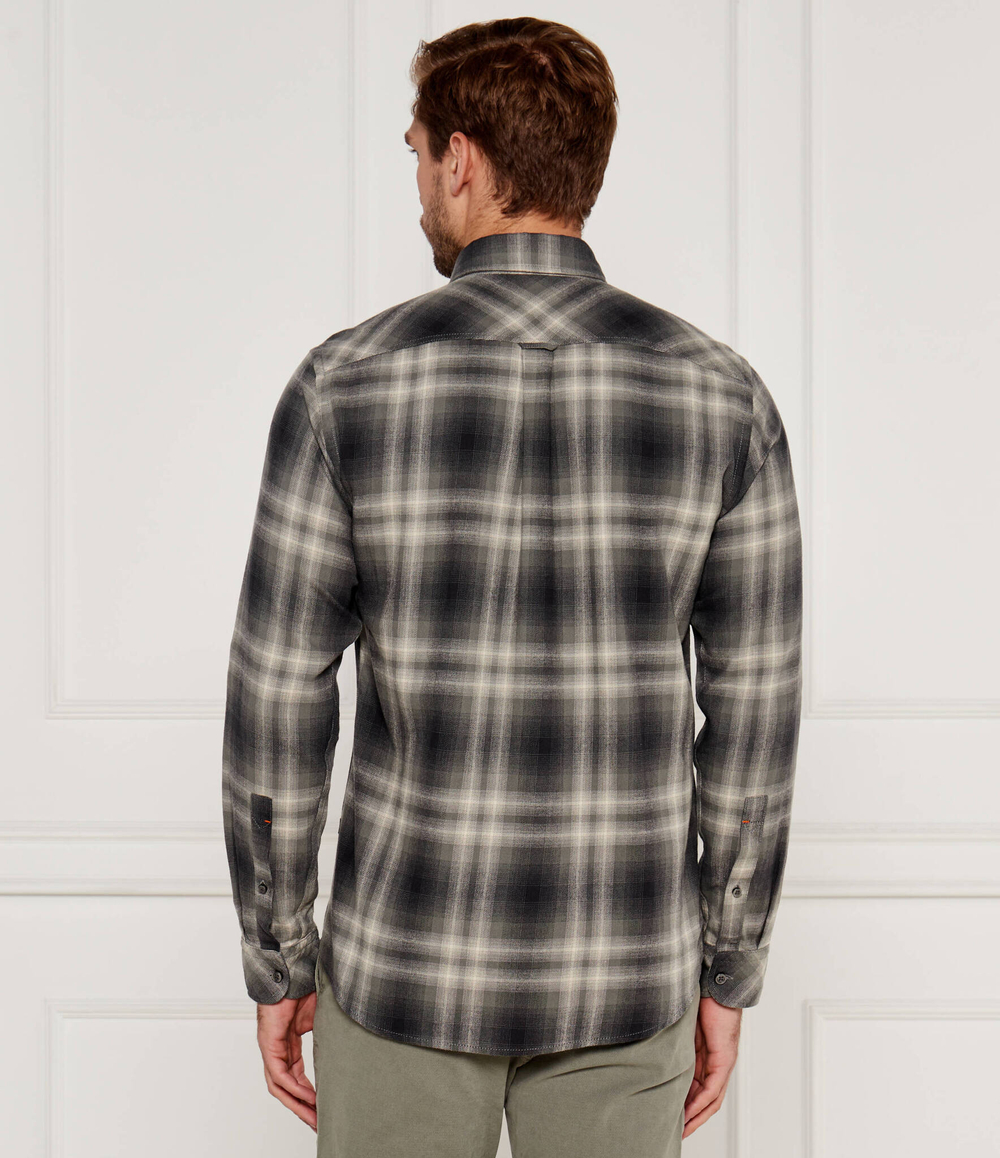 Рубашка Rickert_M BOSS ORANGE - серый(50524875)