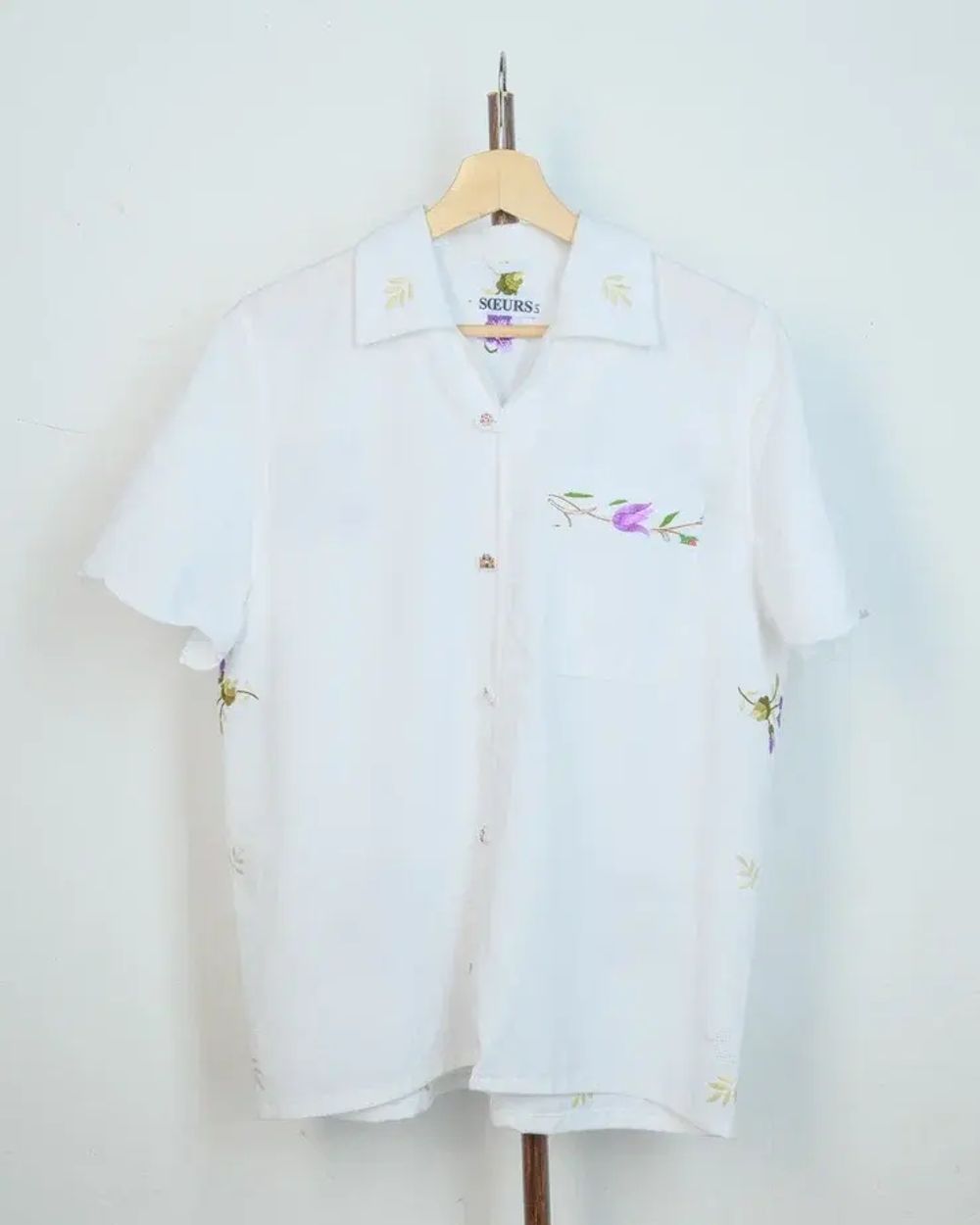 Рубашка Soeurs из Круглой Скатерти белая