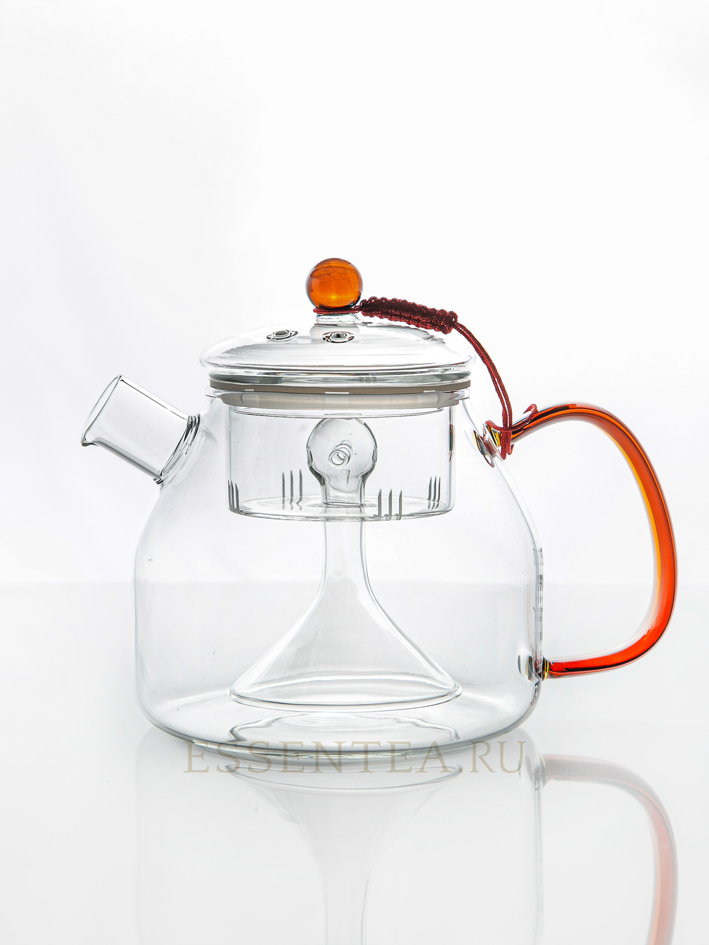 Чайник стеклянный "Джингуа" с колбой 1000 мл