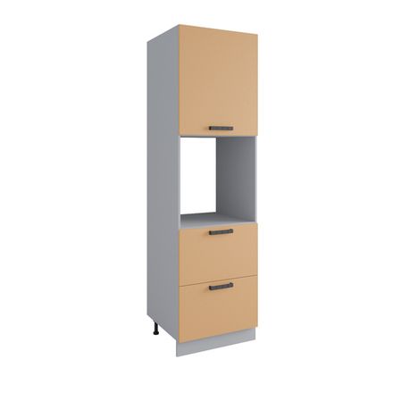 Кухня Модуль ПНЯ 600 М (с нишей) Ройс Горчица Скин