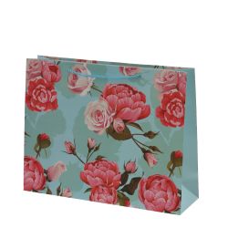 GAEM Пакет подарочный L (бумага 210г/м2, блок микс 12шт), L38,5 W11 H30 см, 4в.