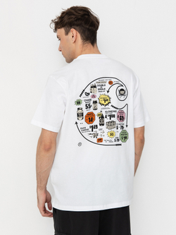 Футболка Carhartt WIP Catalogue C Logo белая