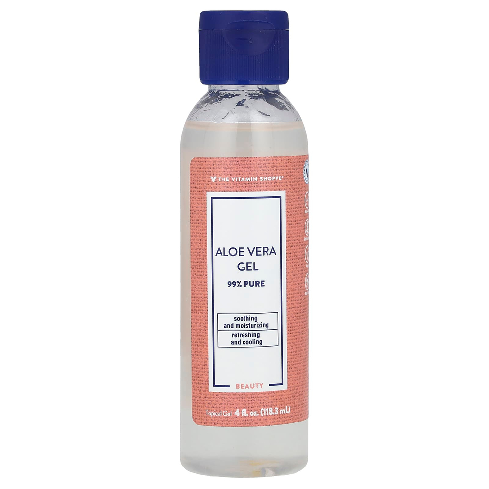 The Vitamin Shoppe, Гель алоэ вера, 118,3 мл (4 жидк. унц.)
