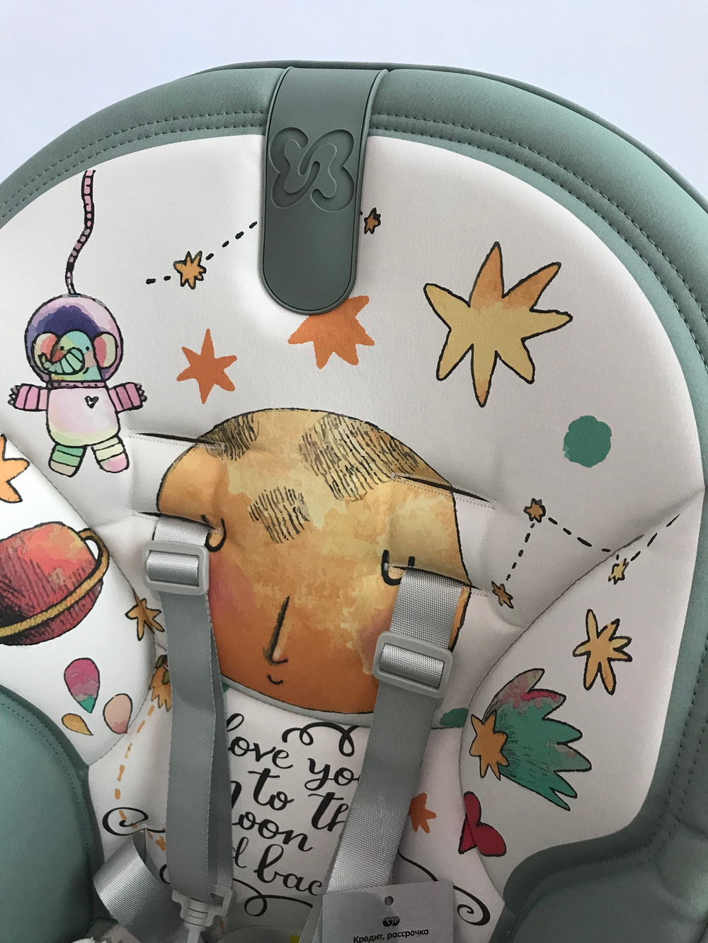 Стульчик для кормления детский Farfello Grace (серый) Артикул: GR-13