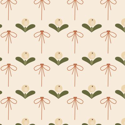 Узор с растительным букетом