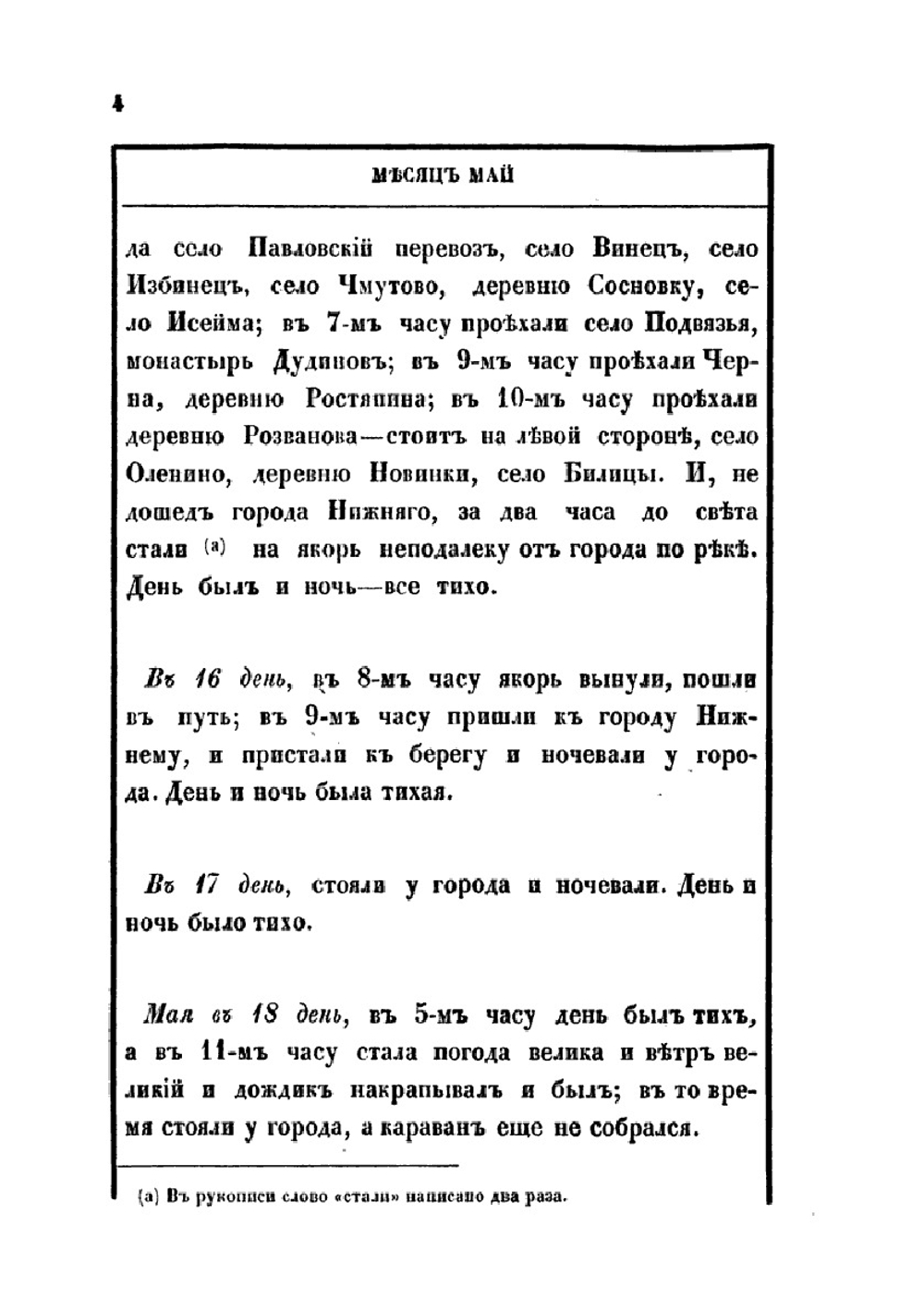 Походный журнал 1695 года | Петр I