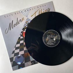 Винтажная виниловая пластинка LP Modern Talking, Let's Talk About Love The 2nd Album (Германия 1985) Cheri Cheri Lady