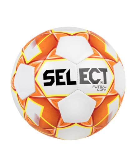 Мяч футзальный Futsal Copa №4, белый/оранжевый/желтый