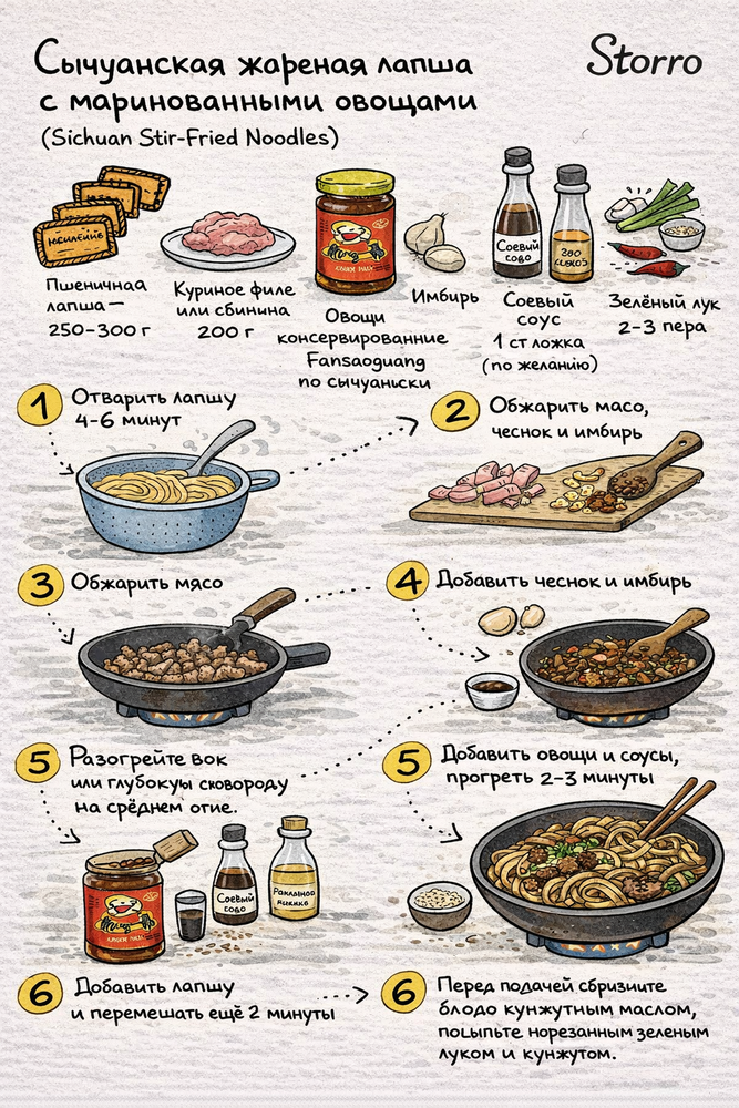 Овощи консервированные Fansaoguang по сычуаньски 280 г x 2 шт