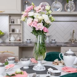 Ваза для цветов Лето Белая