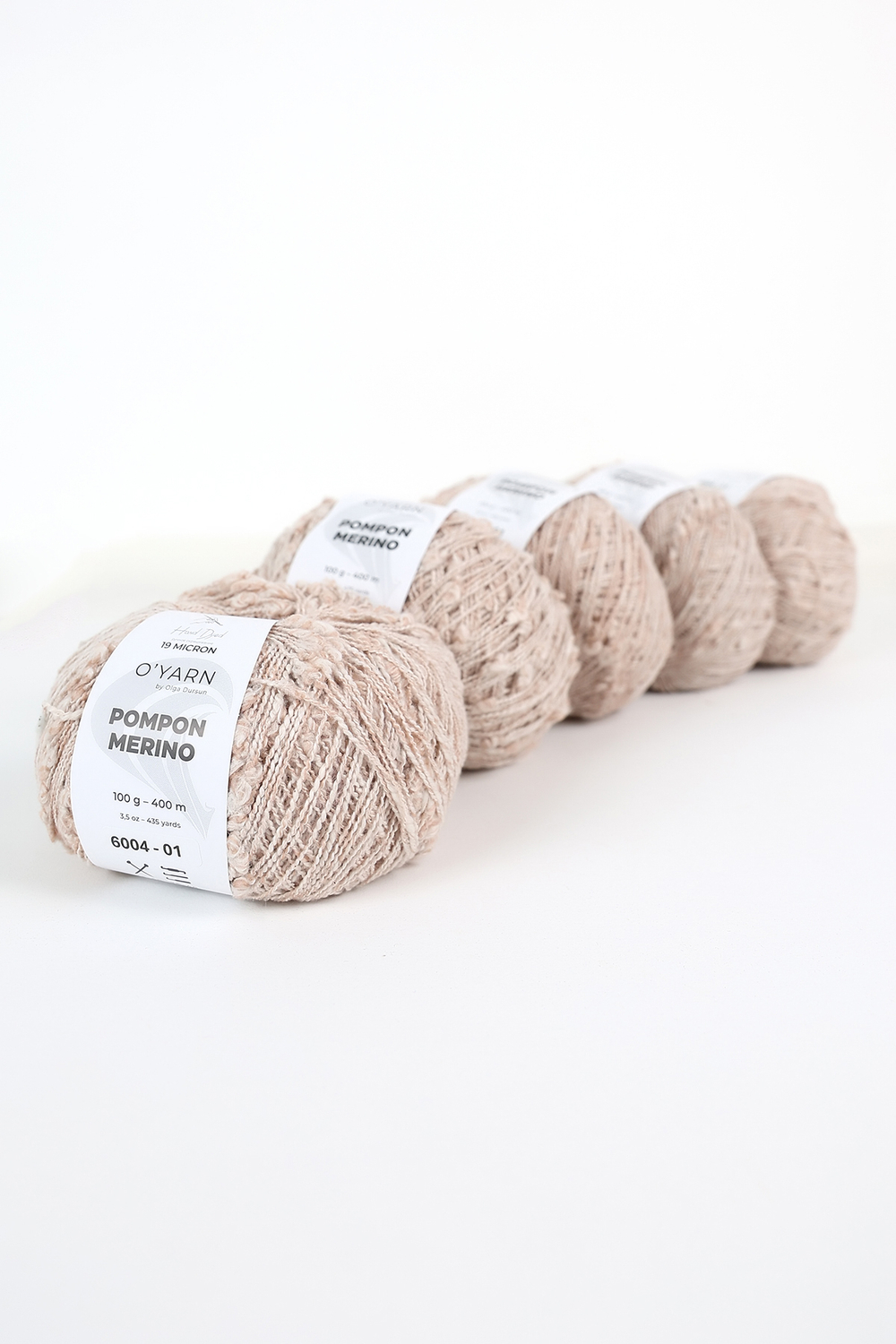 O'YARN POMPON MERINO, 500г