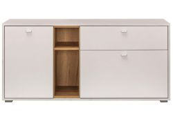 Комод Бэль 10.91 белый премиум / дуб золотой craft