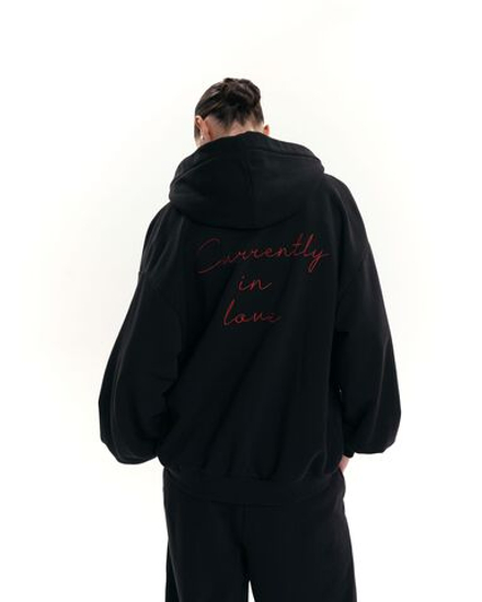 «Zip hoodie in love» Худи на молнии с вышивкой.