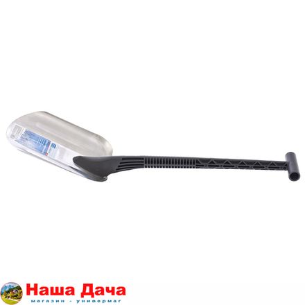 Лопата универсальная алюминиевая, 205 х 280 х 640 мм, пластиковый черенок, Россия, Сибртех