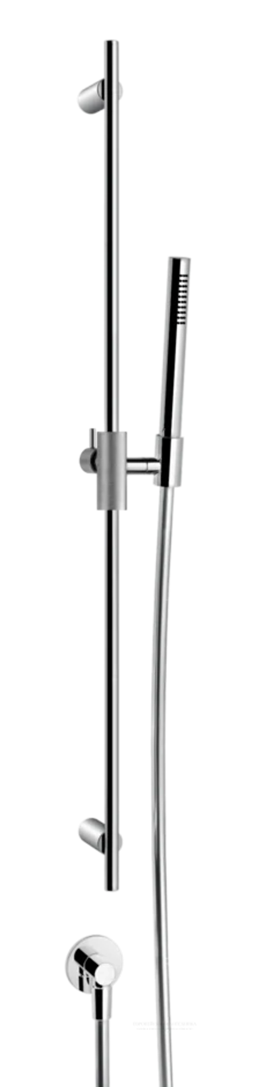Штанга Anello Gessi, h900 мм, с душевой лейкой и отводом воды, цвет Сhrome