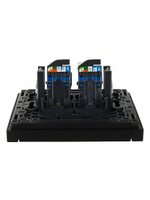 FORTE&PIANO Розетка компьютерная двойная RJ45 кат.6 FP134 черный IEK