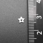 Накрутка 1 шт для микродермала Звезда 4 мм, толщина резьбы 1,6 мм для пирсинга. Титан G23