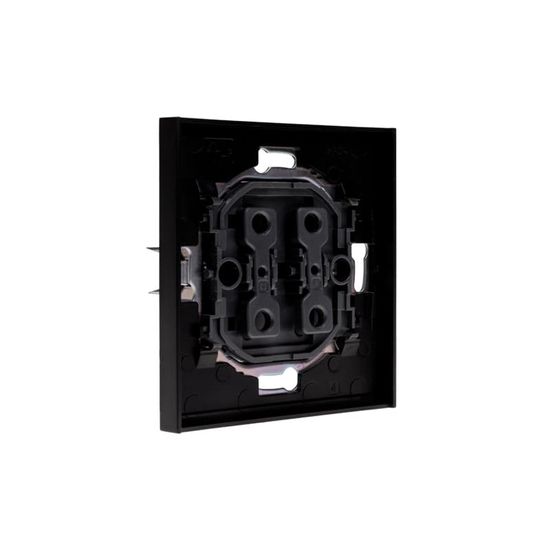 Выключатель STRONG 1 кл проходной (переключатель) 10А с/у антрацит KRANZ